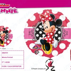 Minnie Portrait GLOBO FOIL  43 cm