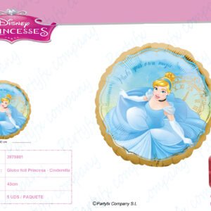 Standard Cinderella Once Upon A Time Globo foil  redondo