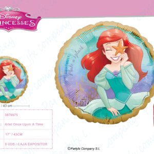 Ariel Once Upon A Time GLOBO FOIL circle   43 cm