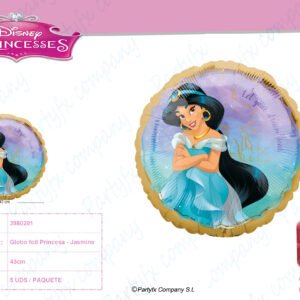 Standard Jasmine Once Upon A Time Globo foil  redondo