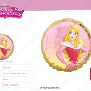 Standard Aurora Once Upon A Time Globo foil    redondo