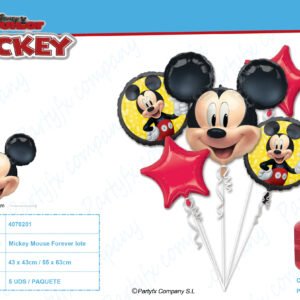 Paquete Mickey Mouse Forever Globo foil