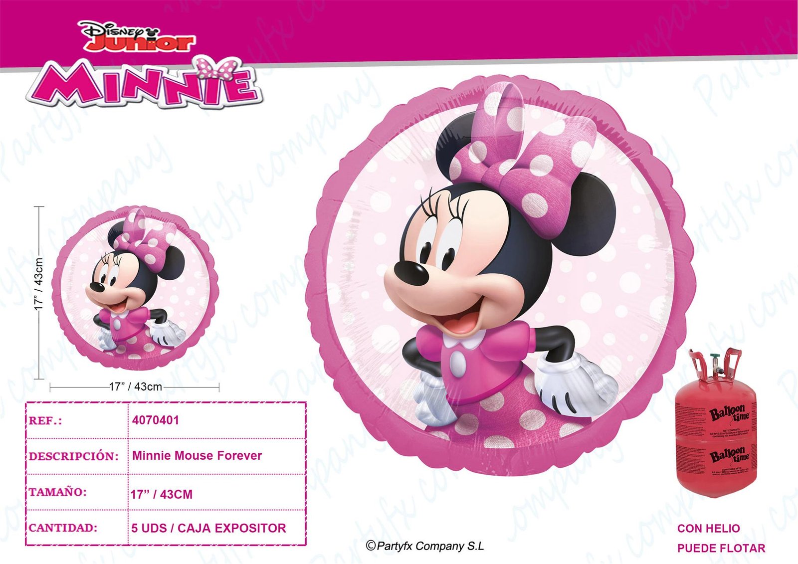 Minnie Mouse Forever GLOBO FOIL
