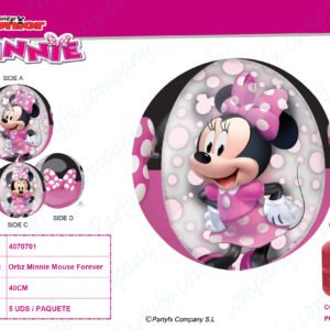 Orbz Minnie Mouse Forever Globo foil 38cm x 40cm