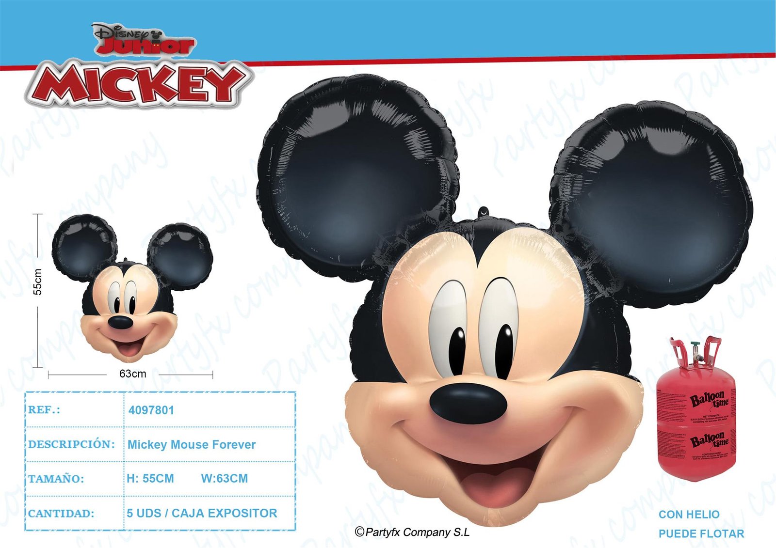 Mickey Mouse Forever GLOBO FOIL 63cm x 55cm