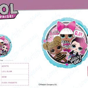 Standard LOL Glam Globo foil redondo   43 cm