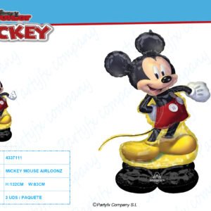 Mickey Mouse Foil Balloon P71 Packaged 83 cm x 132 cm