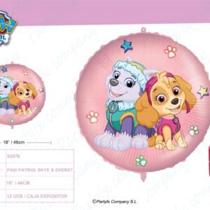 GLOBO FOIL DE PAW PATROL SKYE&EVERST