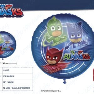 GLOBO FOIL 46CM DE PJMASKS