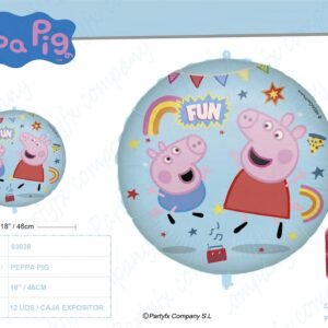 GLOBOS DE FOIL PEPPA PIG 46CM