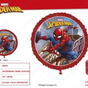 GLOBOS DE FOIL SPIDERMAN CRIME FIGHTER 46CM