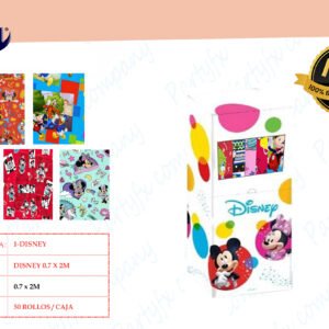 ROLLOS PAPEL DISNEY 2M X 70CM