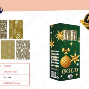 ROLLO PAPEL GOLD 2x0,70M