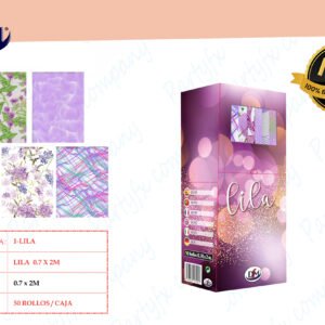 ROLLO PAPEL LILA 2m x 0.7m