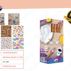 ROLLO PAPEL NATURA INFANTIL 2x0,70M