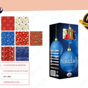 ROLLO PAPEL NAVIDADCLASSIC5M