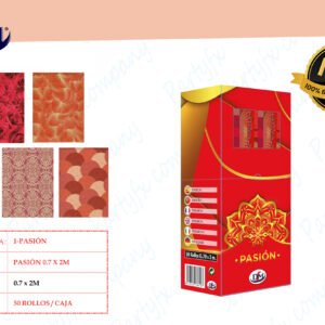 ROLLO PAPEL PASION 2m x 0.7m