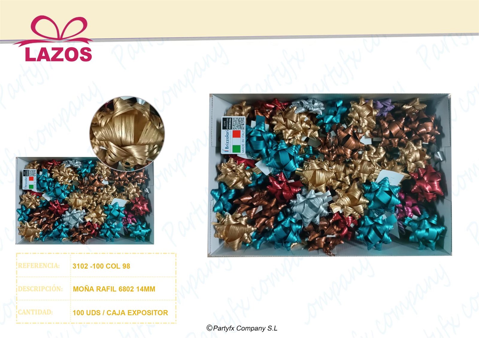 3102 -100 STELLE RAFIL 6802 MM 14 IMBALLO DA 14