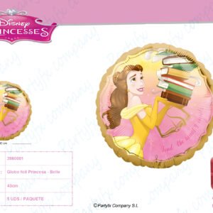 Standard Belle Once Upon A Time Globo foil  redondo