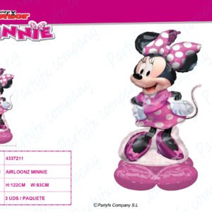 Minnie Mouse Foil Balloon P71 Packaged 83 cm x 122 cm