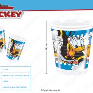 VASOS PLASTICO 200ML DONALD MANIA