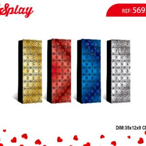 BOLSA DE VINO 35*12*9CM