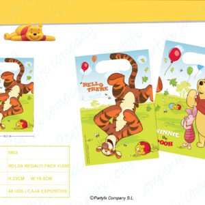 BOLSA DE REGALO DE WINNIE PIGLET 6UDS