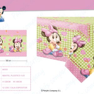 MANTEL DE PLASTICO BABY MINNIE