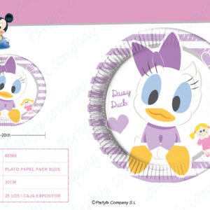 PLATOS DE PAPEL 20CM MINNIE INFANT   PK-8UDS