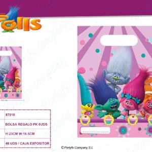 BOLSA DE REGALO TROLLS   PK-6UDS