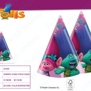 GORROS DE TROLLS   PK-6UDS