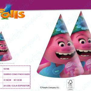 SOMBRERO DE TROLLS II 6UDS