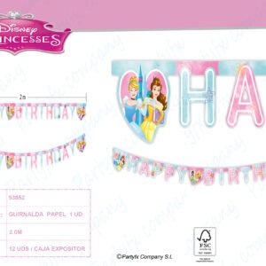 GUIRNALDA PAPEL PRINCESS LIVE YOUR STORY FSC