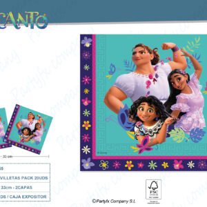 SERVILLETA FSC 2CAPAS DE ENCANTO PACK 20UDS