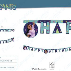 GUIRNALDA PAPEL ENCANTO DISNEY FSC