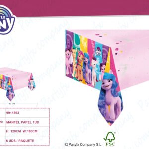 Mantel My Little Pony papel  120 x 180 cm