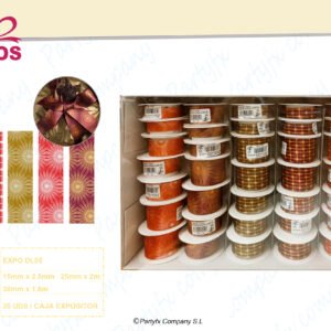 EXPO/DL - 35 BOBINE NASTRO TUO
MM 15 MT 2,5
MM 25 MT 2
MM 38 MT 1,8