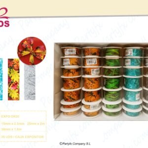 EXPO/DR - 35 BOBINE NASTRO TUO
MM 15 MT 2,5
MM 25 MT 2
MM 38 MT 1,8