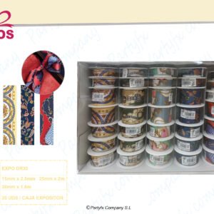 EXPO/DR - 35 BOBINE NASTRO TUO
MM 15 MT 2,5
MM 25 MT 2
MM 38 MT 1,8