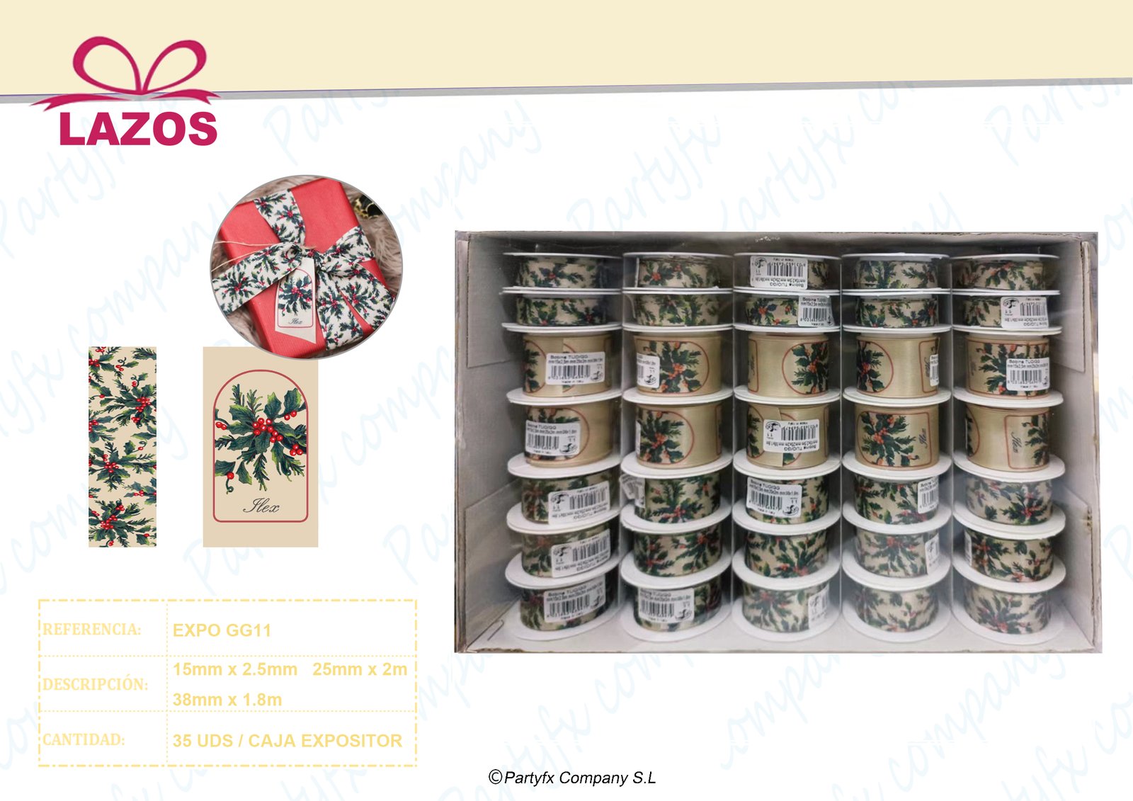 EXPO/GG - 35 BOBINE NASTRO TUOMM 15 MT 2,5MM 25 MT 2MM 38 MT 1,8