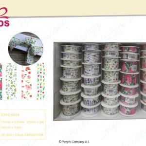 EXPO/GG - 35 BOBINE NASTRO TUO
MM 15 MT 2,5
MM 25 MT 2
MM 38 MT 1,8