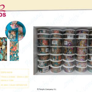 EXPO/GG - 35 BOBINE NASTRO TUO
MM 15 MT 2,5
MM 25 MT 2
MM 38 MT 1,8