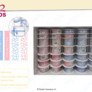 EXPO/SI - 35 BOBINE NASTRO TUO
MM 15 MT 2,5
MM 25 MT 2
MM 38 MT 1,8