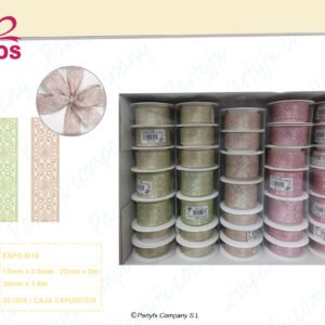 EXPO/SI - 35 BOBINE NASTRO TUO
MM 15 MT 2,5
MM 25 MT 2
MM 38 MT 1,8