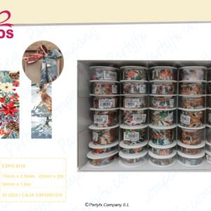 EXPO/SI - 35 BOBINE NASTRO TUO
MM 15 MT 2,5
MM 25 MT 2
MM 38 MT 1,8