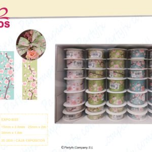 EXPO/SI - 35 BOBINE NASTRO TUO
MM 15 MT 2,5
MM 25 MT 2
MM 38 MT 1,8