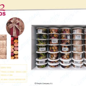 EXPO/TR - 35 BOBINE NASTRO TUO
MM 15 MT 2,5
MM 25 MT 2
MM 38 MT 1,8