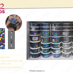 EXPO/TR - 35 BOBINE NASTRO TUO
MM 15 MT 2,5
MM 25 MT 2
MM 38 MT 1,8