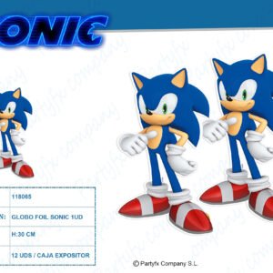 2 SILUETAS 30CM SONIC