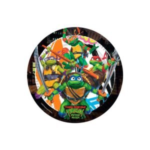 8 PLATOS ?18 CM. TORTUGAS NINJA